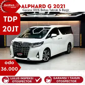 Low km 30Rb!!! Toyota Alphard G ATPM 2021 Bensin