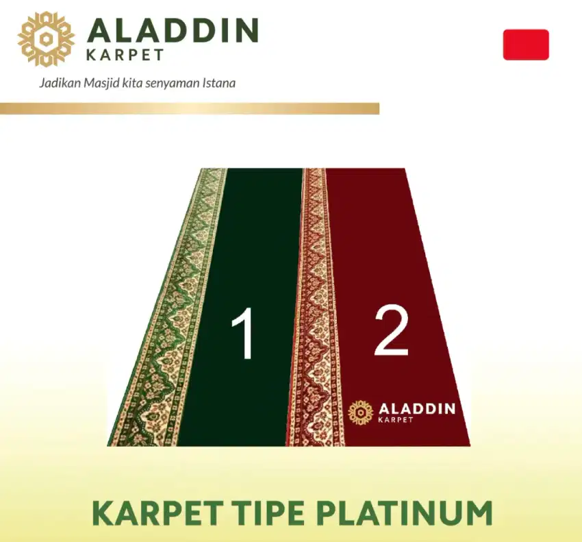 Karpet Mesjid Lokal Benang Turki