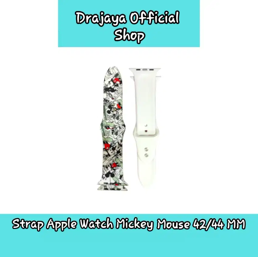 Strap / Tali Apple Watch Sport Silicone Print Band Premium 42/44mm
