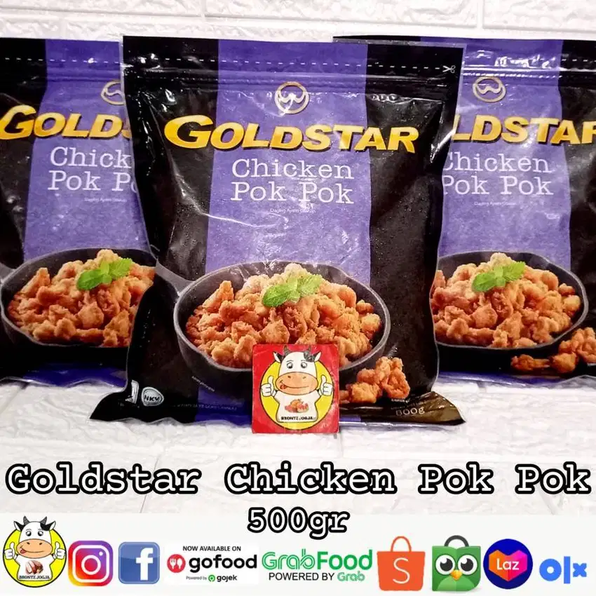 GOLDSTAR CHICKEN POK POK 500GR - FROZEN FOOD - BRONTZ JOGJA