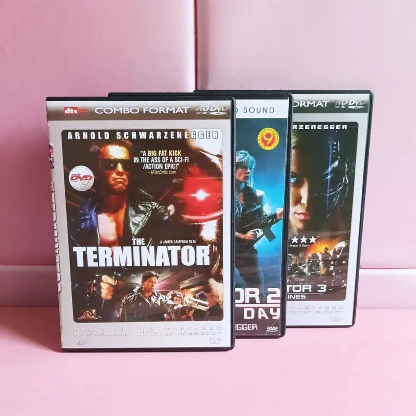 Set DVD Film Terminator 1 2 3