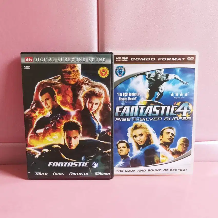 Set Dvd Film Fantastic 4 Four 1 dan 2