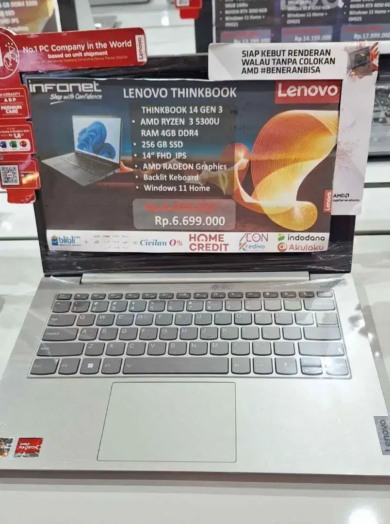 LAPTOP LENOVO THINKBOOK 14 GEN 3