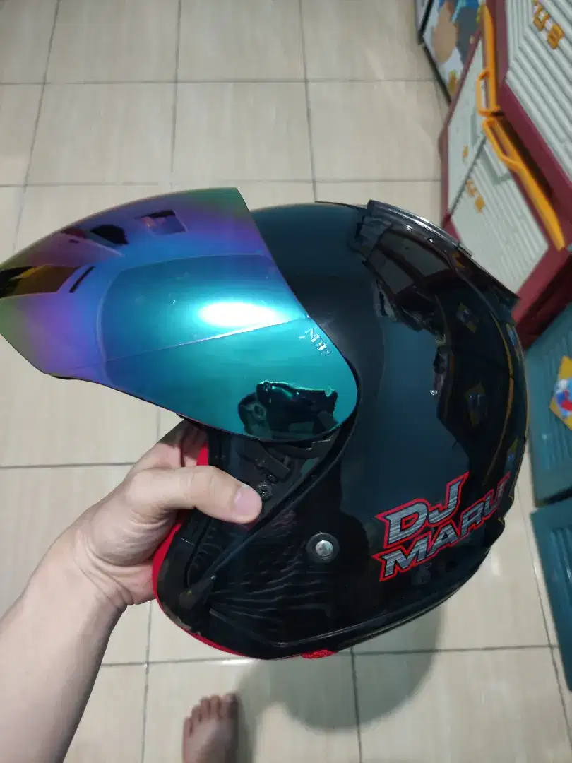 Helm kyt dj maru ukrn L like new gajadi pake