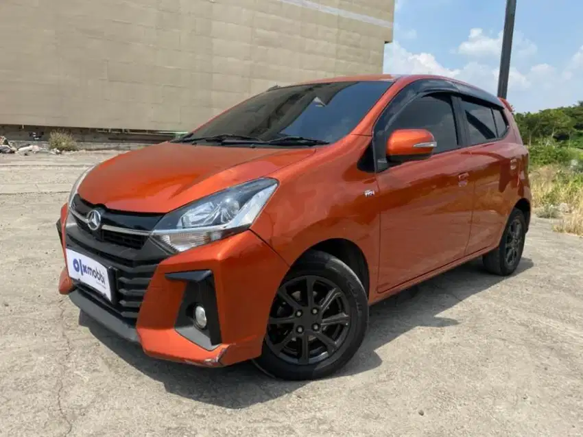 Daihatsu Ayla 1.2 X Bensin-AT 2021 Orange LT