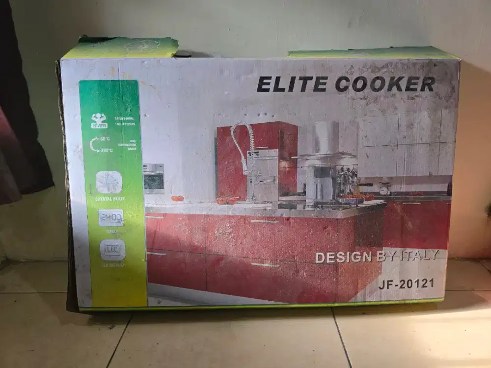 Kompor Listrik/ Cooker Hook merk Elite Cooker Design By Italy