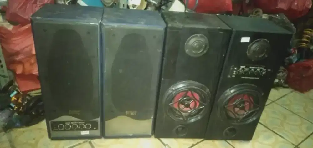 Slhkn plh slh 1 set speaker aktip berkualitas kond hdp suara kresek ya