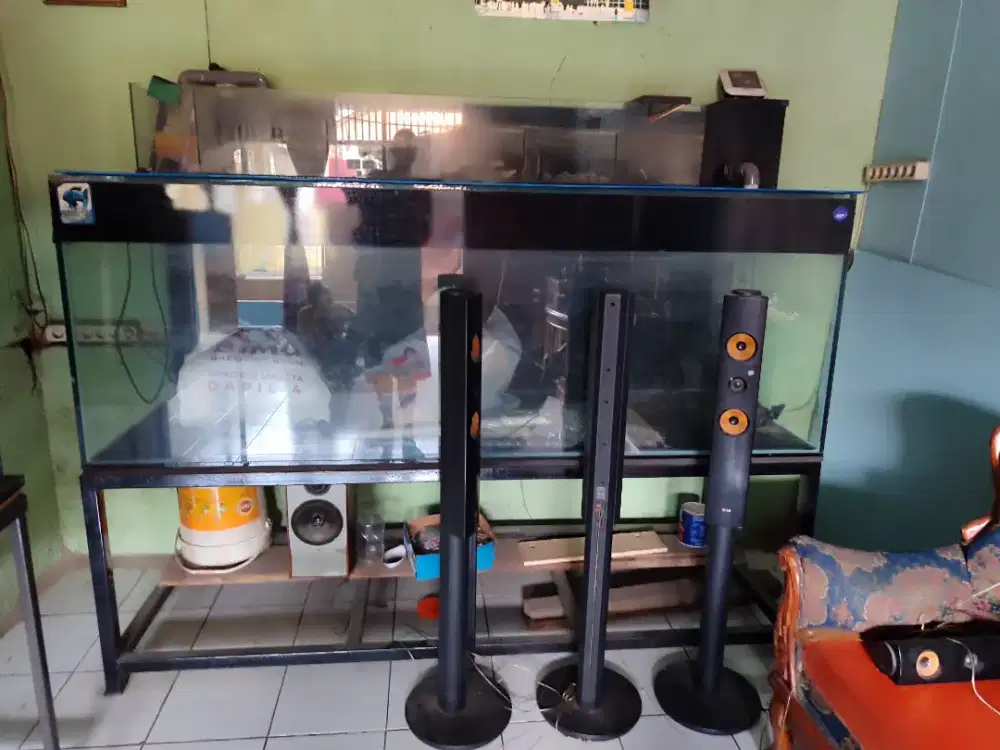 Jual Akuarium uk 2m tebal kaca 12mm