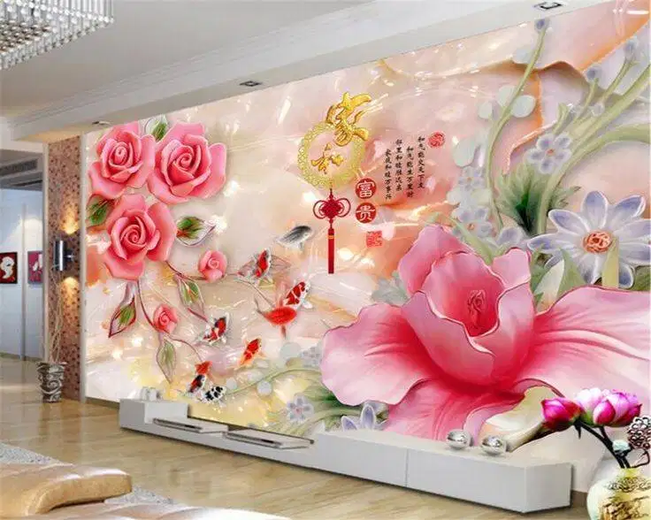 Jual gorden hordeng gordyn tirai jendela wallpaper dinding 3d custom