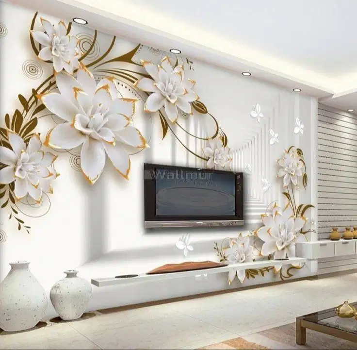 Pesan wallpaper dinding 3d custom toko jual dan pasang gorden murah