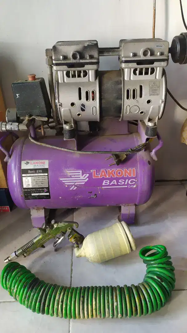 Sewa Kompresor + Peralatan Spray