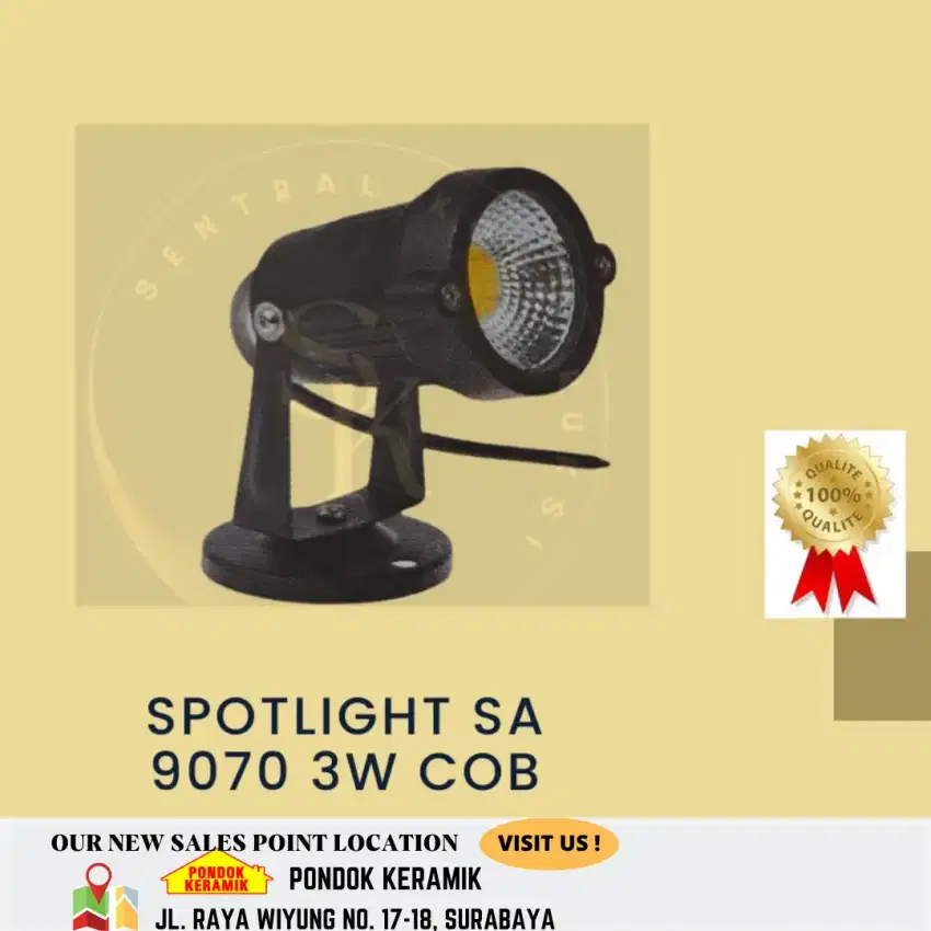 Lampu taman spotlight