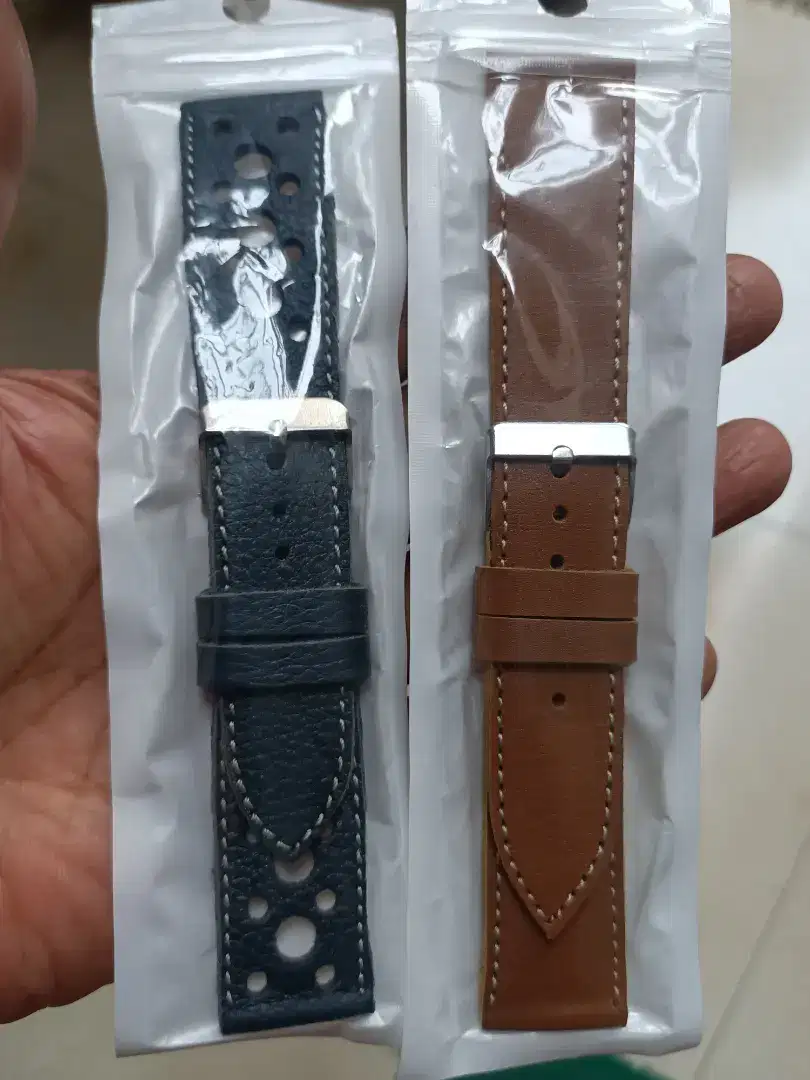 Strap jam tangan kulit asli borongan