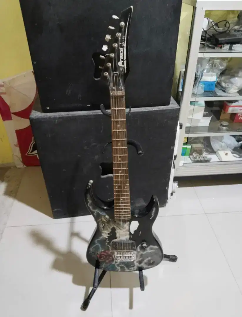 Gitar Elekterik Prince LG-02 Motif