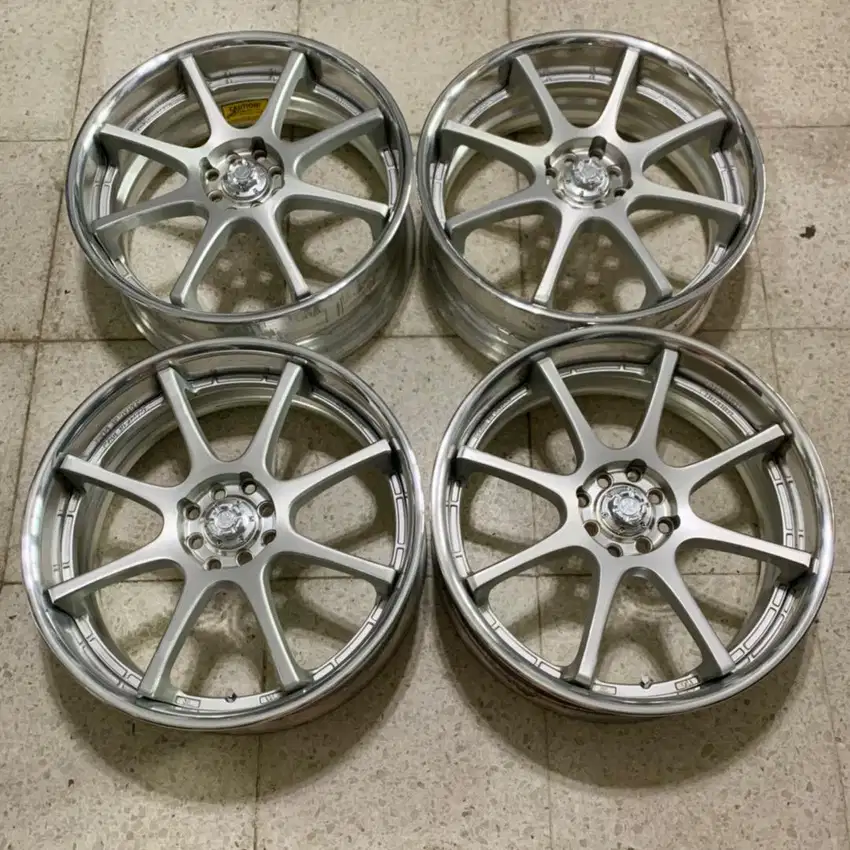Japan RH Evolution J8 Ring 19 4x100 4x114 Velg Ori Original Jepang R19