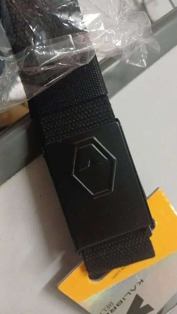 New- IKATPINGGANG-Belt- Sabuk- Kalibre Belt Kanvas-993076-Hitam