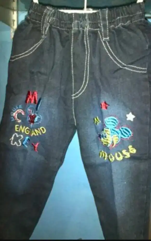 SALE celana panjang jeans Mickey