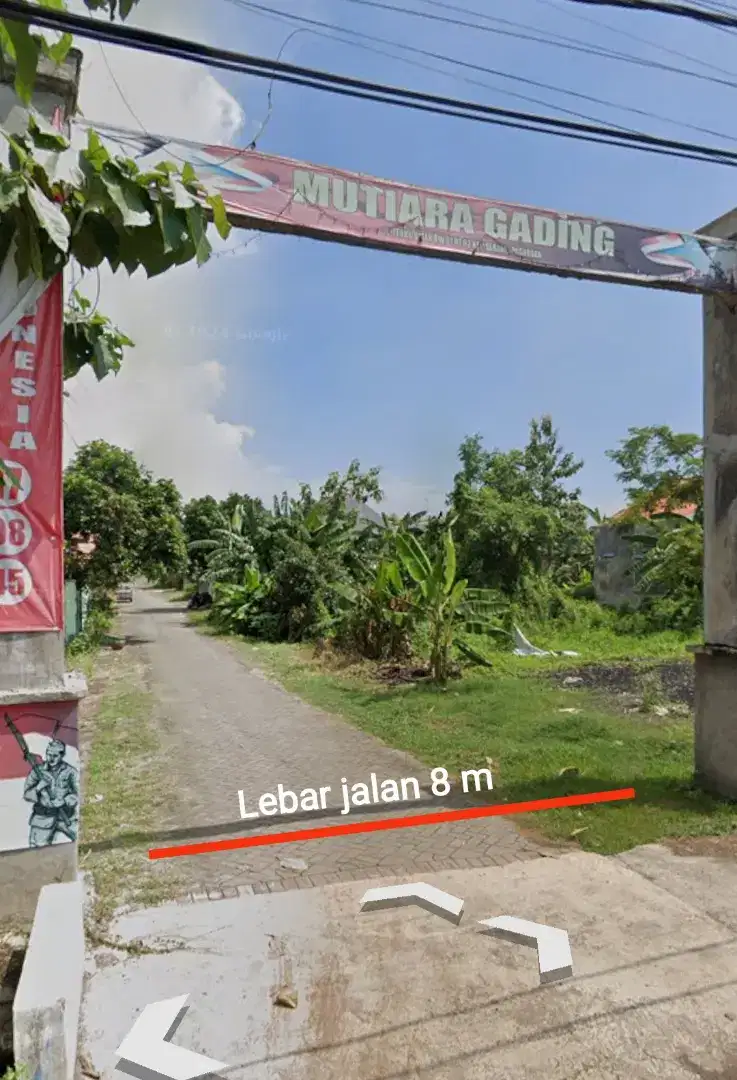 Dijual Tanah di Mutiara Gading Sebani Kota Pasuruan