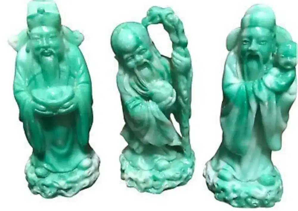 Patung fuk luk sau God Asian