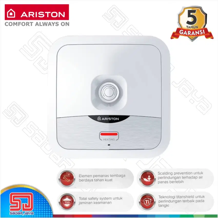 Ariston Andris 2 AN2 B 10 15 30 liter Low Watt Rendah Water Heater