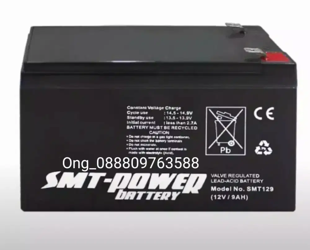 Aki kering untuk mobil mainan 12v 9 ah