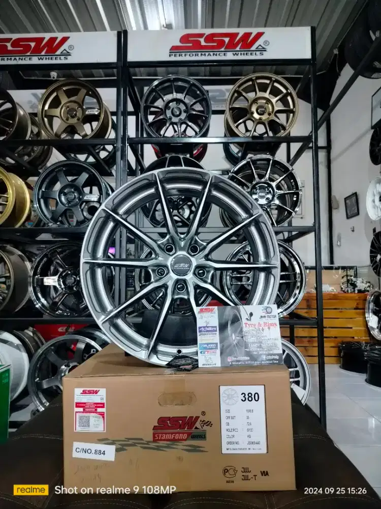 Velg ssw s380 r19 5x120 lbr8,5 et35