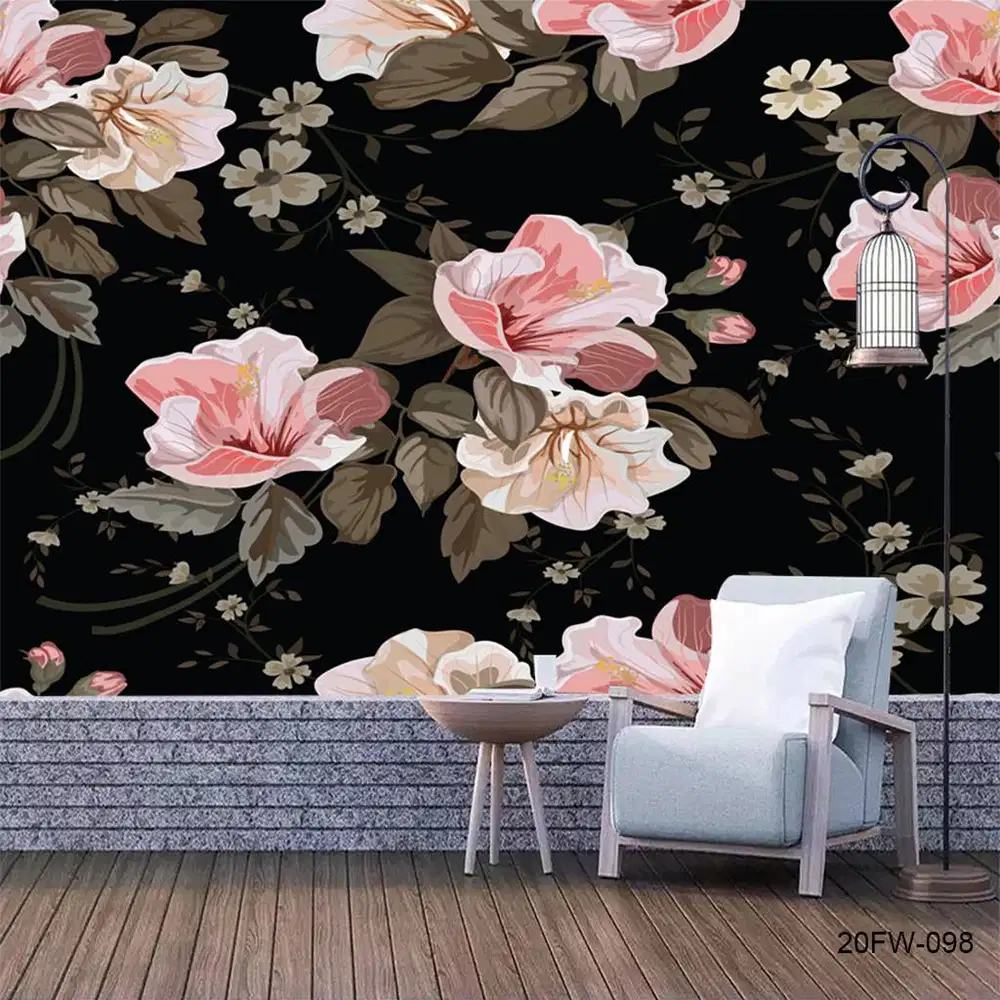 Pesan wallpaper dinding 3d custom toko jual dan pasang gorden murah