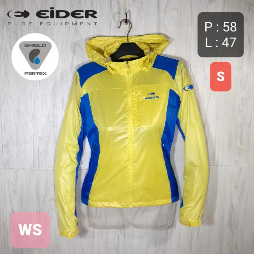 Jaket Wanita Cewek EIDER Outdoor Hiking Running Sepeda Second Original