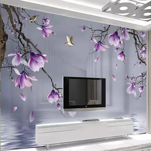 Pesan wallpaper dinding 3d custom toko jual dan pasang gorden murah