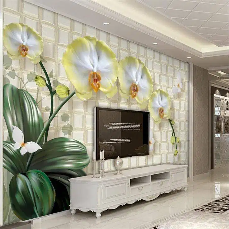 Pesan wallpaper dinding 3d custom toko jual dan pasang gorden murah
