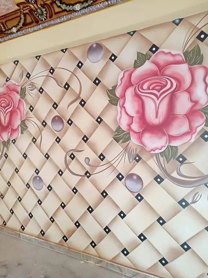 Pesan wallpaper dinding 3d custom toko jual dan pasang gorden murah