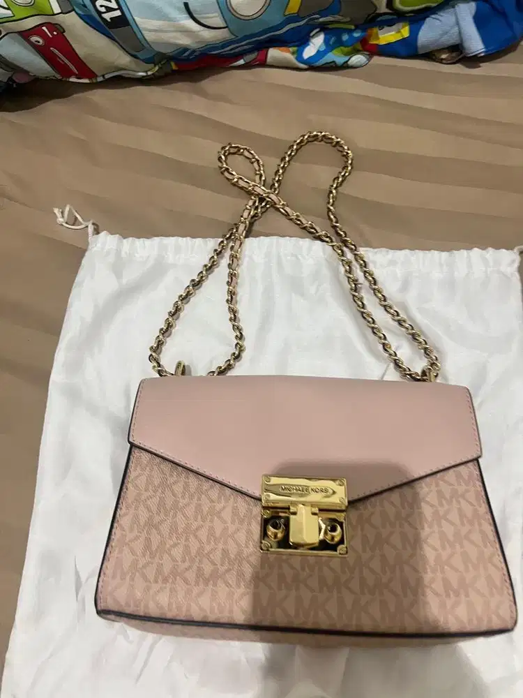 Tas michael kors signature pink