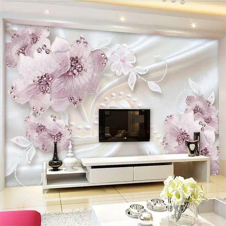 Pesan wallpaper dinding 3d custom toko jual dan pasang gorden murah