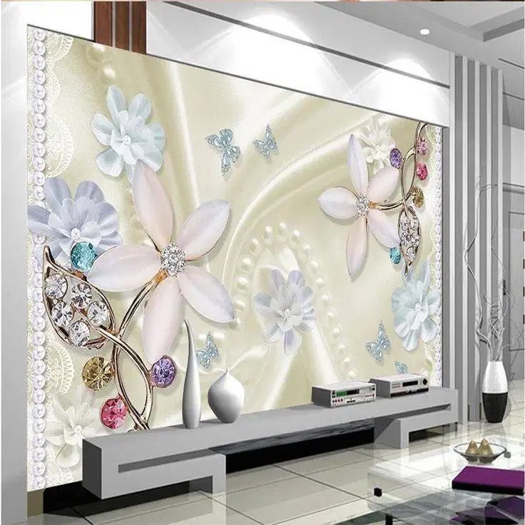 Jual gorden hordeng gordyn tirai jendela wallpaper dinding 3d custom