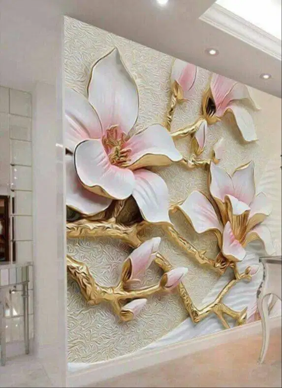Pesan wallpaper dinding 3d custom toko jual dan pasang gorden murah