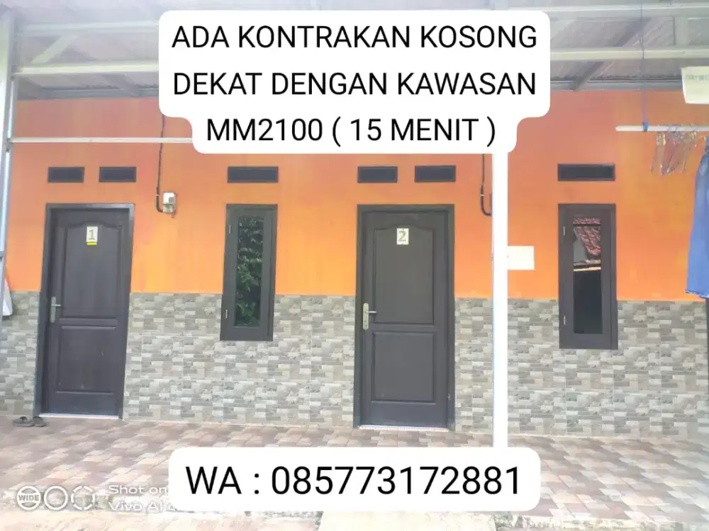 Di kontrakan / ada kontrakan kosong
