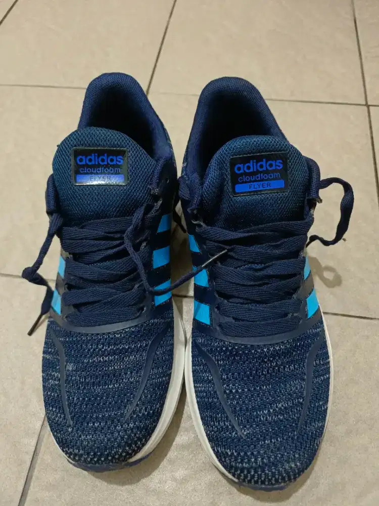 Sepatu Adidas Cloudfoam Flyer Biru Uk 41