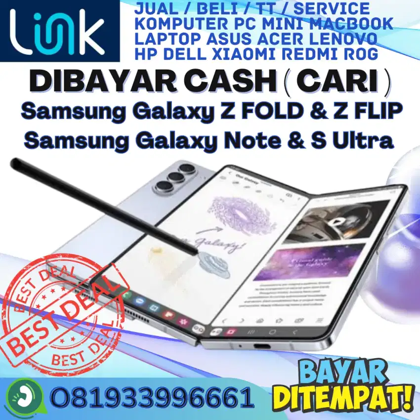 (CARI) Khusus Samsung Galaxy Z Flip Z Fold S Ultra Proses Cepat CASH