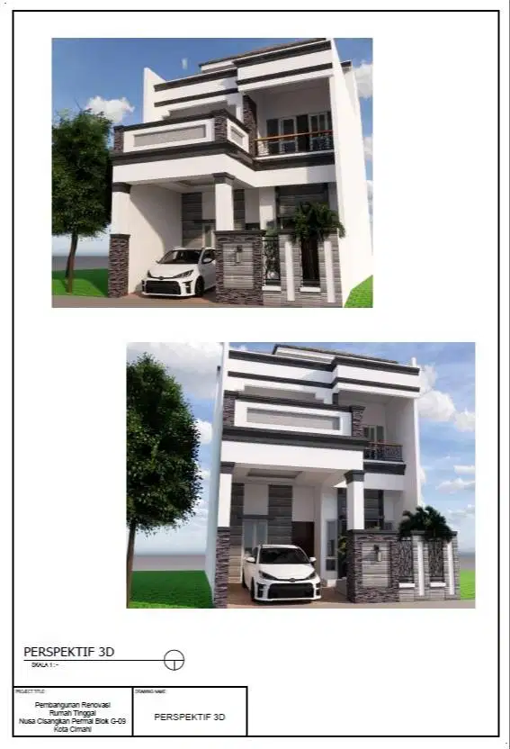 Jasa Drafter Gambar Bangunan Arsitektur 2D & 3D