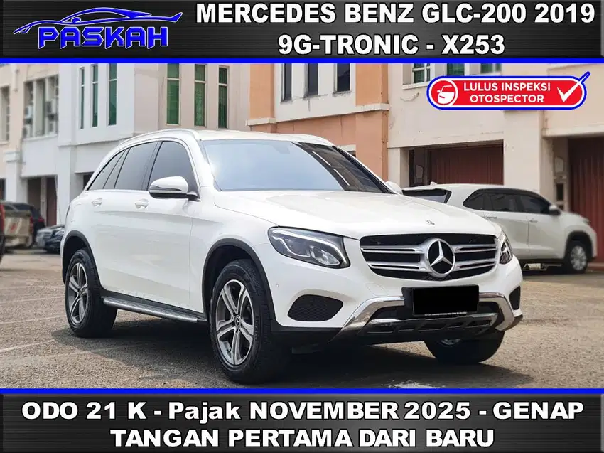 pajak=1thn Genap Tdp=50jt Odo=21k BUNGA=4% MERCEDES BENZ GLC200 2019