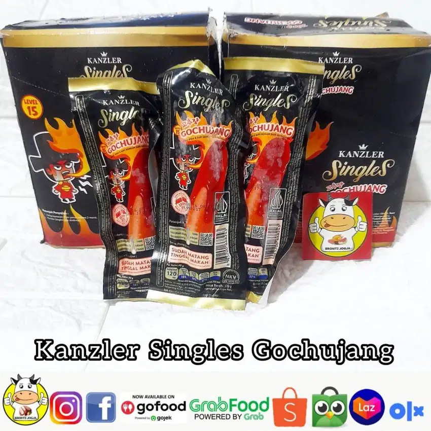 KANZLER SOSIS SINGLE GOCHUJANG - FROZEN FOOD - BRONTZ JOGJA