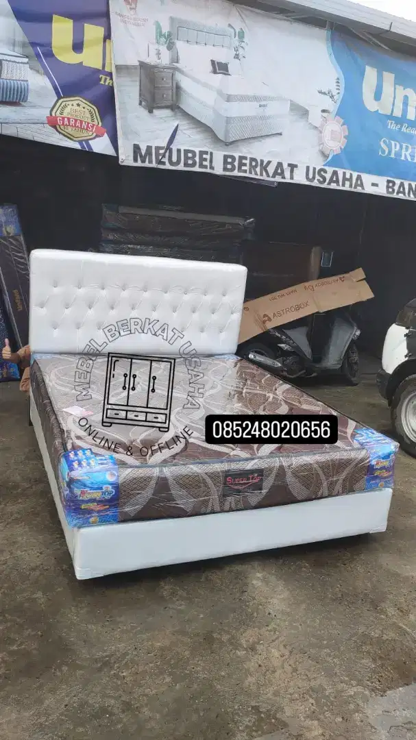 PROMO Satu Set Springbed + Dipan Ranjang Harga Mulai dari 2.5juta