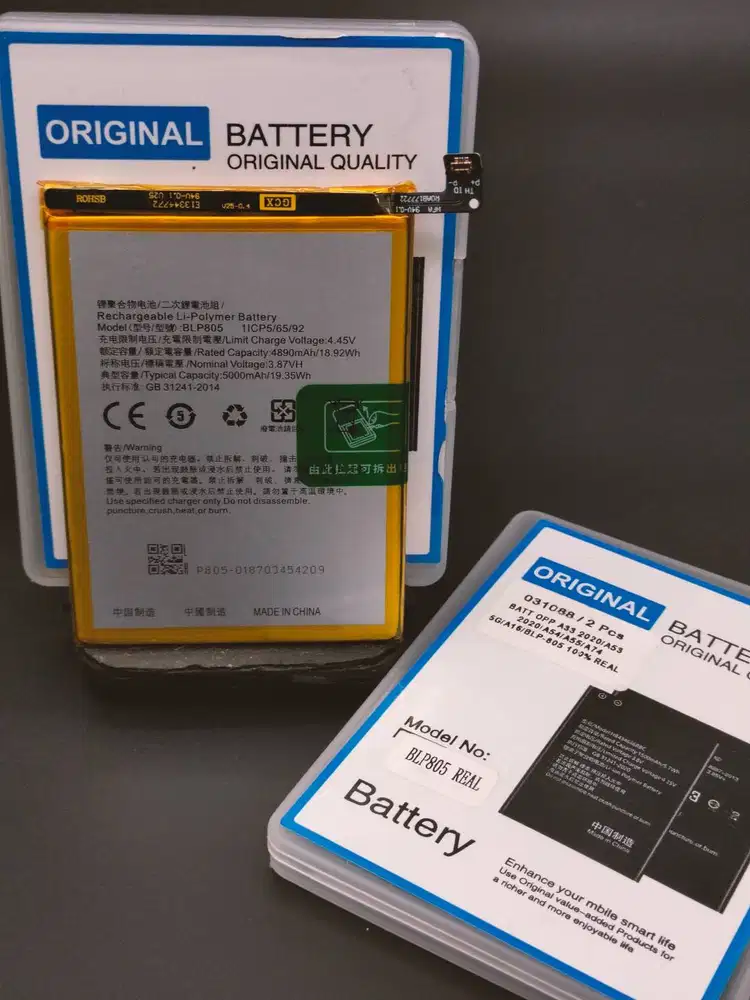 Baterai Oppo A16/A32/A33/A53/A53S 5G/A54 /A73 /A74 5G/A75 Batt BLP805