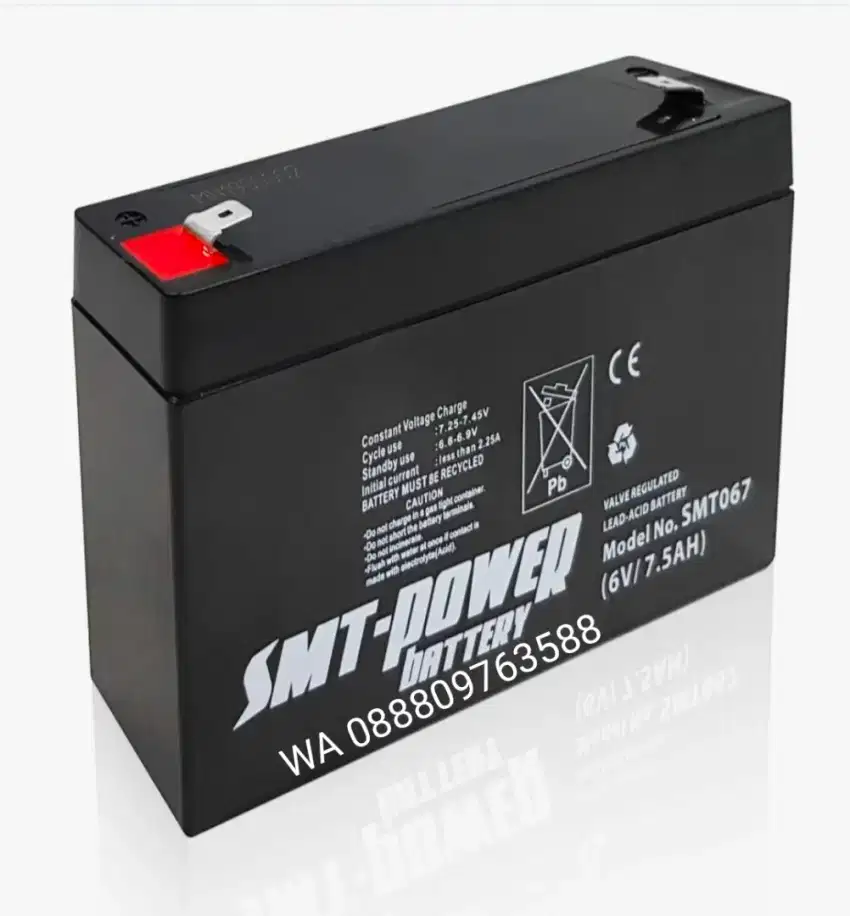 Aki kering 6v 7ah untuk mobil mainan aki