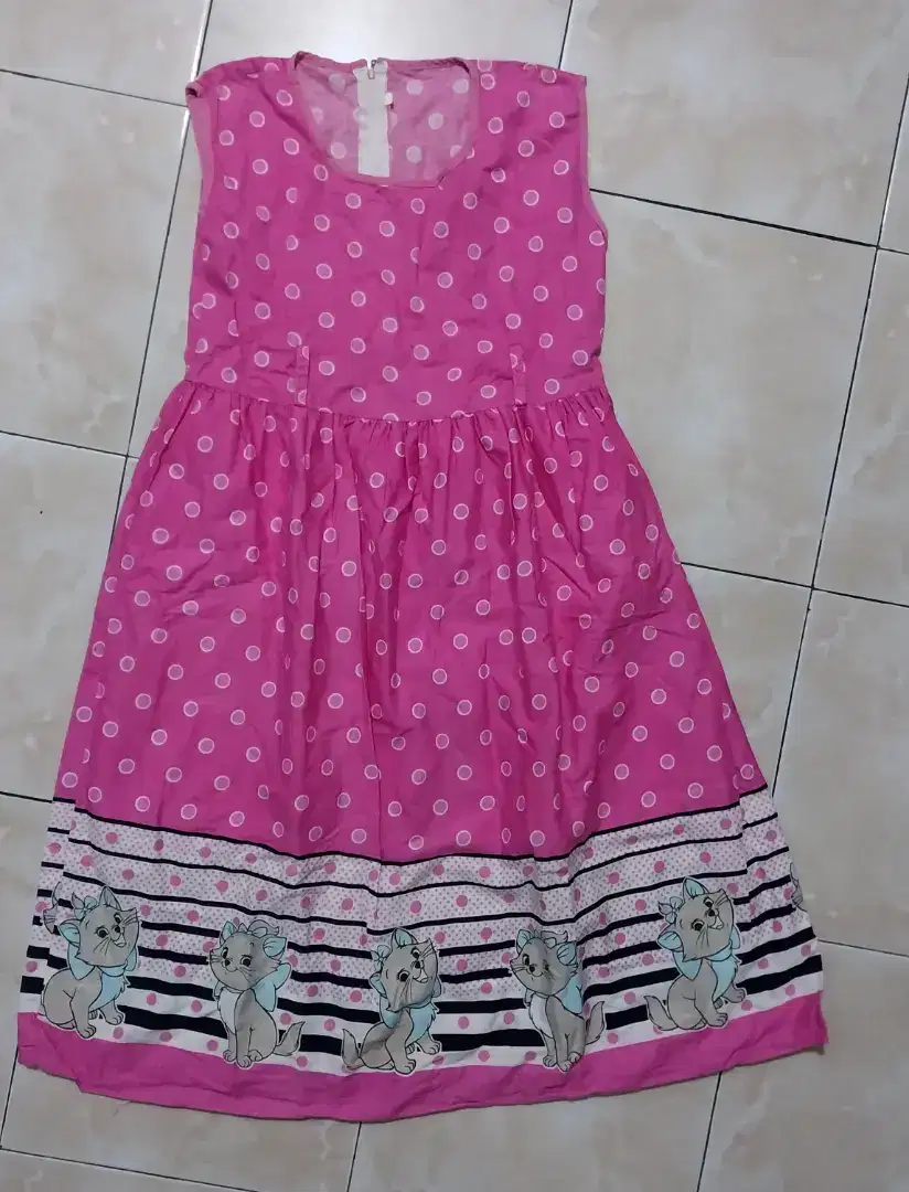 Dress anak tanpa lengan