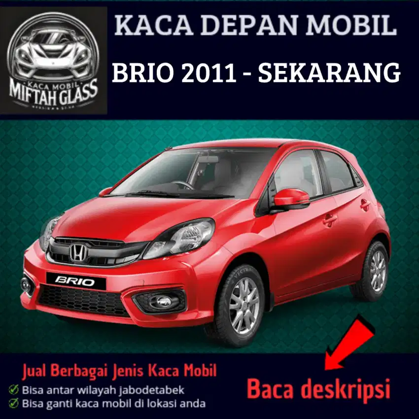 Kaca Depan Mobil Brio 2010-sekarang