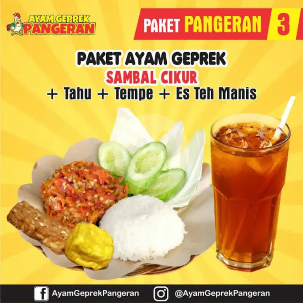 cari pegawai buat ayam geprek/gepuk dll