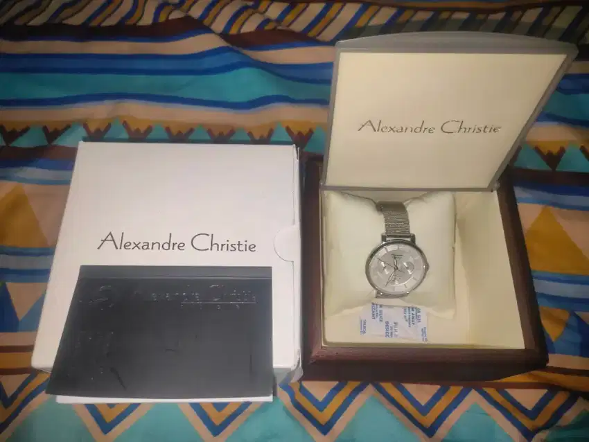 JAM TANGAN WANITA MERK ALEXANDER CRISTIE (TYPE 2A55BF)