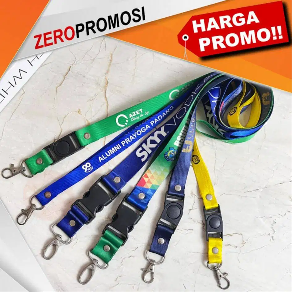 Buat Tali Lanyard ID Card Custom Berkualitas untuk Acara