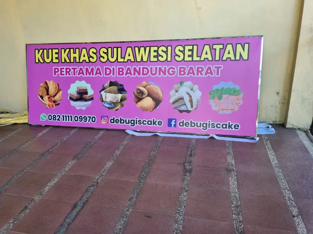 Videotron papan nama neon box huruf timbul